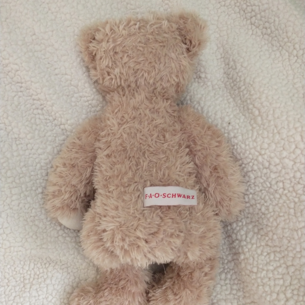 FAO Schwarz Plush Teddy Bear Stuffed Animal- C7 - Picture 3 of 3